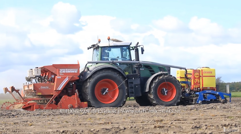 Fendt Vario Met Een Grimme Gl Aardappels Poten Van Der