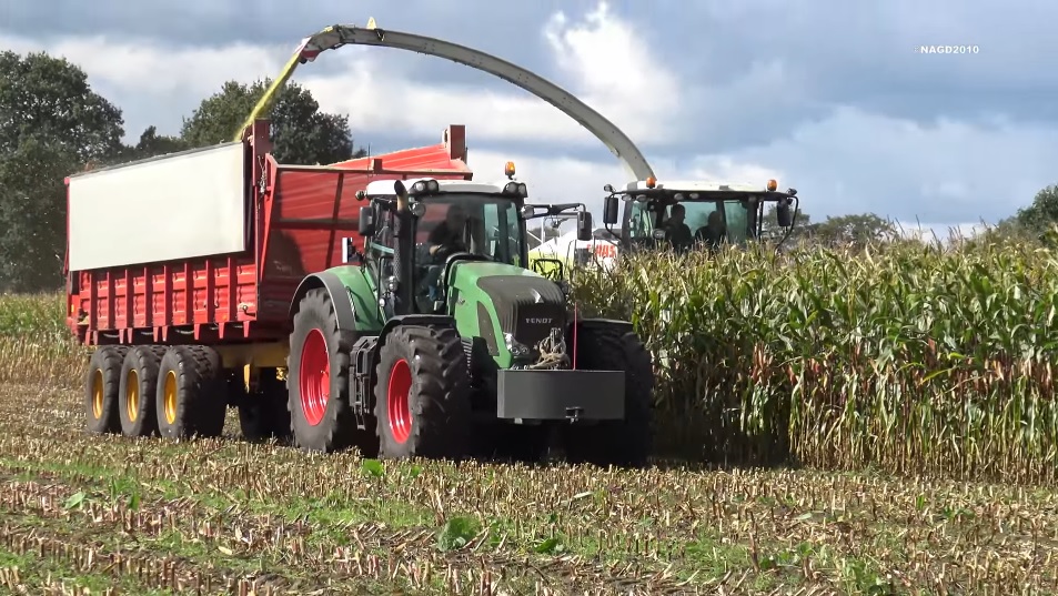 Mais Hakselen Met Claas Jaguar 970 En Fendt 939 936 Met Schuitemaker