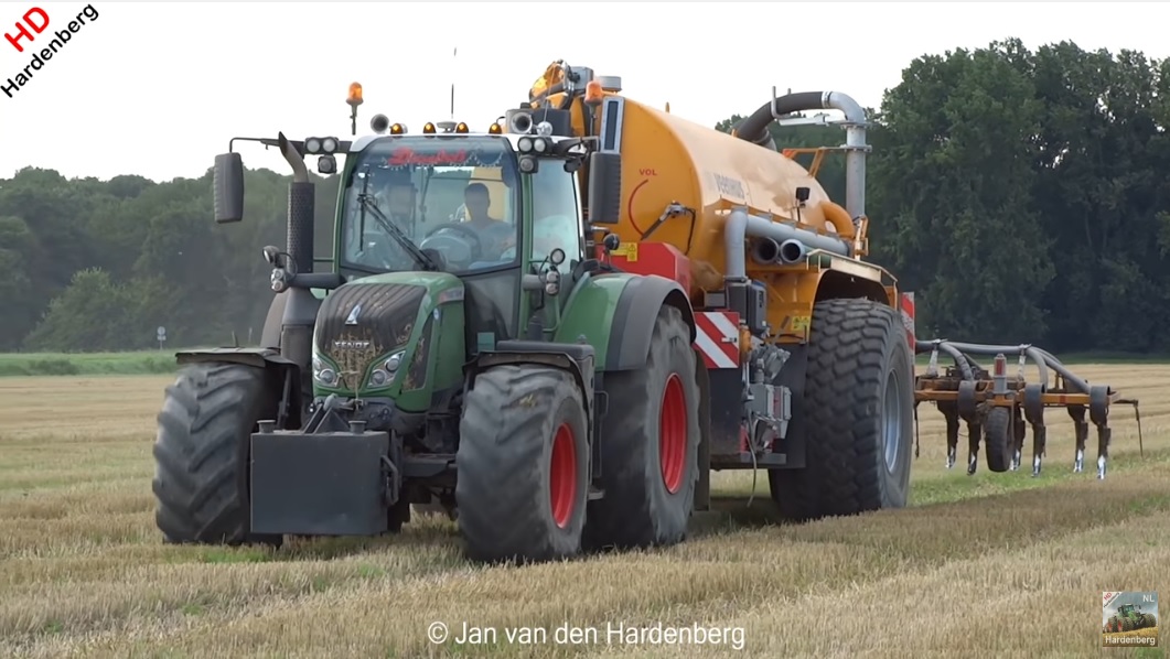 Stoppelland Bemesten Fendt 724 Vario Veenhuis Premium Tandem Jan