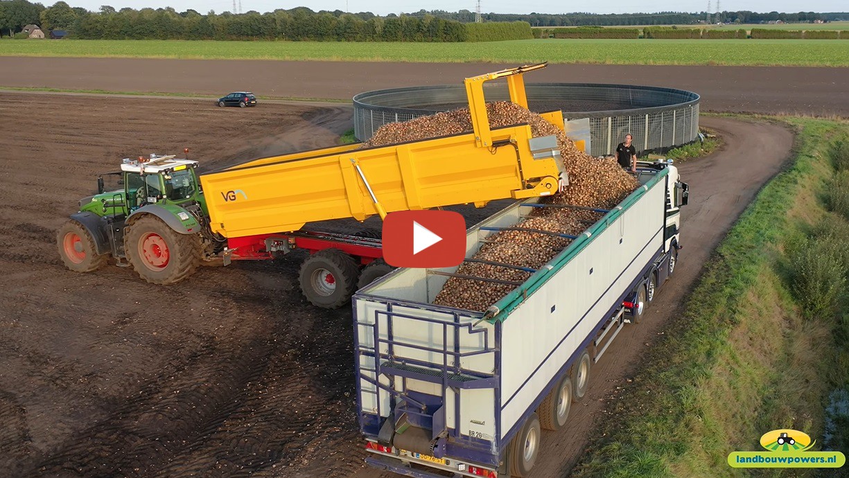 Landbouwpowers Agriculture Video S Uien Laden In Hooghalen Door