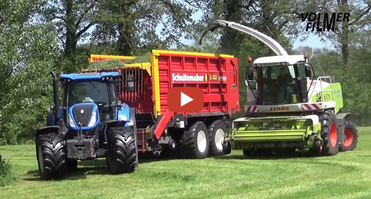 Volmerfilm Gras Inkuilen Door Loonbedrijf De Weer Claas