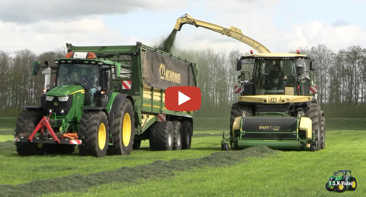 TSN AgriCultureVideo S Het Eerste Gras Van 2024 Is Al Weer Gehakseld