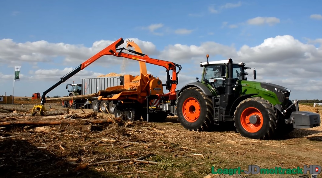 Hout versnipperen met de Fendt Vario 1050