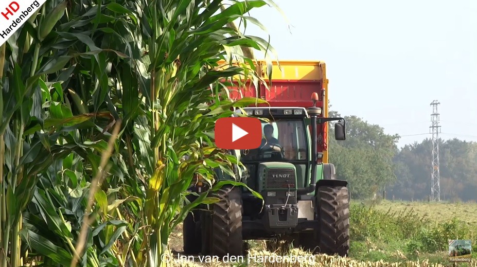 Mais Hakselen Lunteren Door Loonbedrijf Molenaar Met Een John Deere