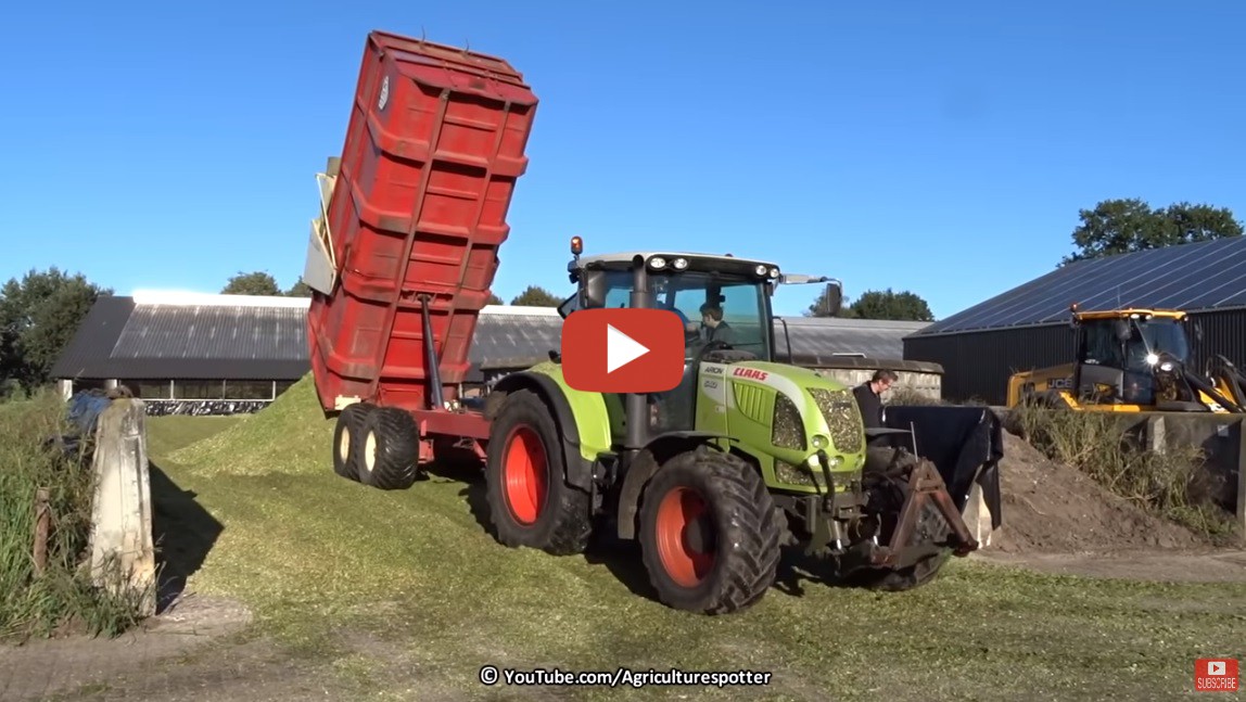 Loonbedrijf Van Geresteijn B.V. Mais Hakselen 2019 - Cab View -Claas ...