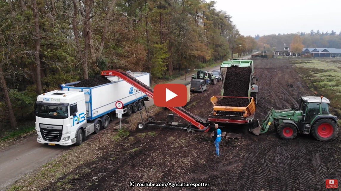 Loonbedrijf Hans Versteeg Voor Aviko. Aardappels Rooien 2019 Met Fendt ...