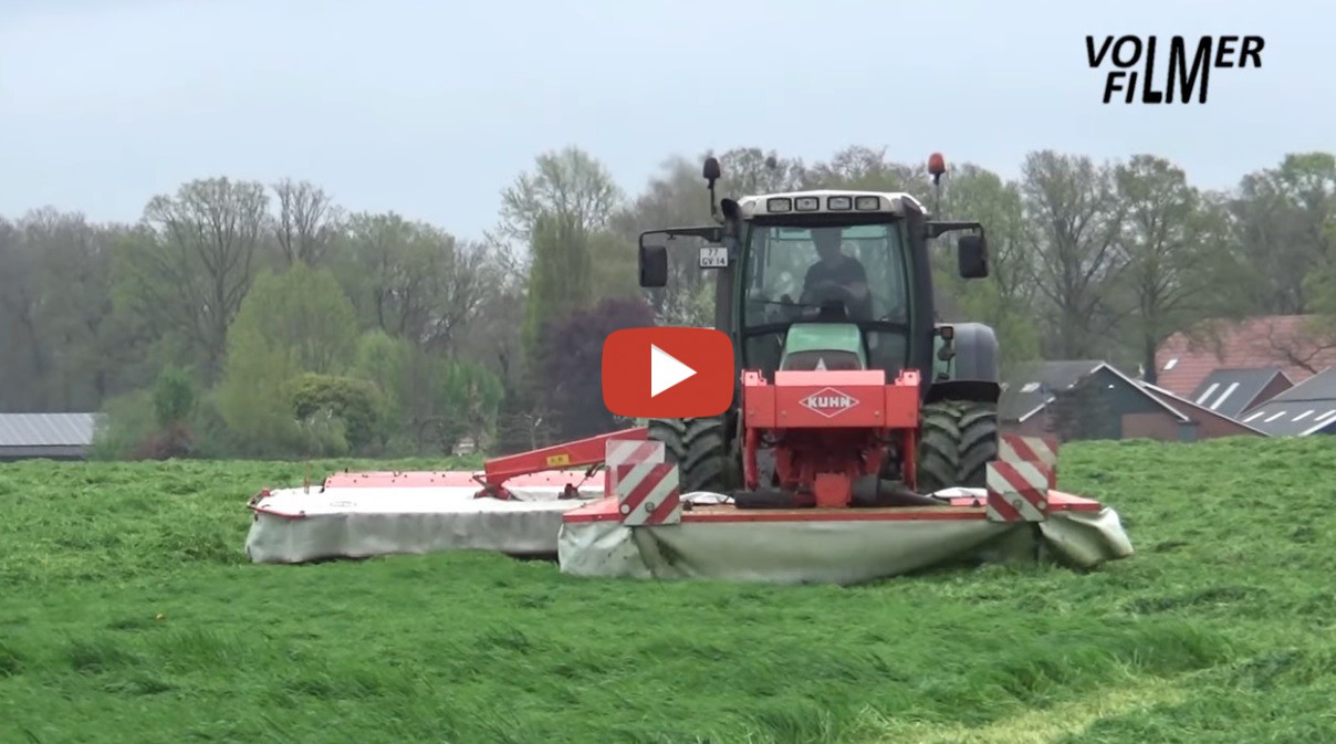 VolmerFilm 2024 - Gras maaien door loonbedrijf Meenderink met de Fendt ...